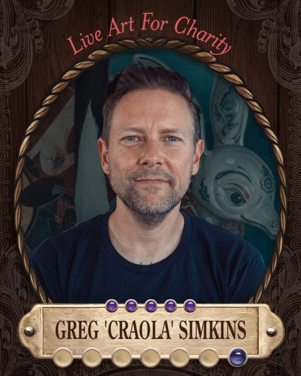 greg simians at the richmond Tatto & arts convention