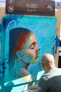 live painting Richmond tattoo and arts convention